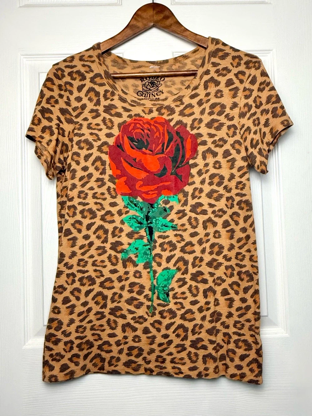 Rodeo Quincy Isa Rosita Leopard Tee - Picture 1 of 7